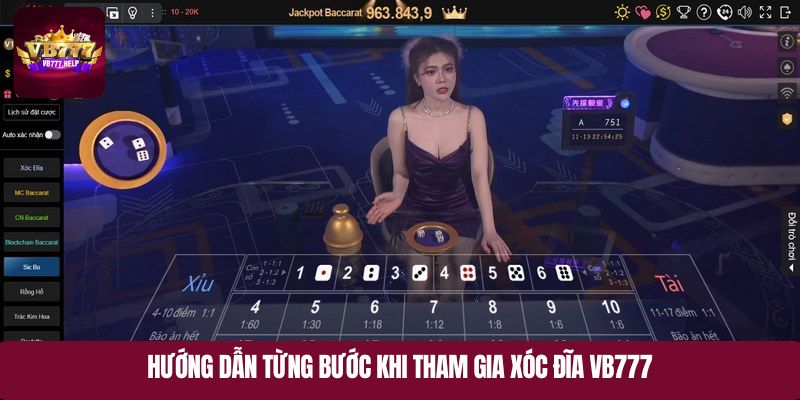 Hướng dẫn từng bước khi tham gia xóc đĩa tại VB777