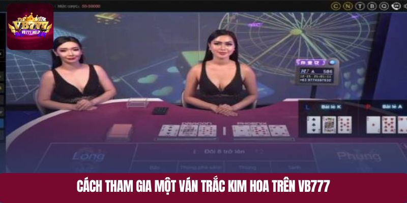 Cách tham gia một ván trắc kim hoa trên VB777
